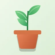 Plant Vault icon: a seedling in a terracotta pot